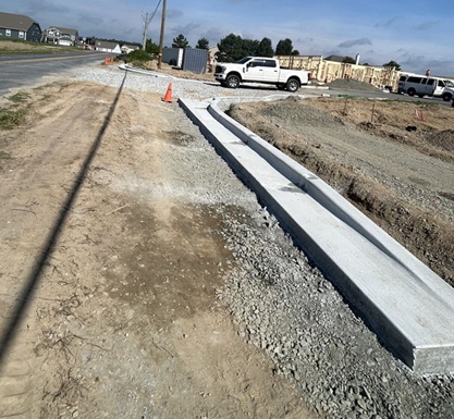 Site work at Chapel Branch Apartments