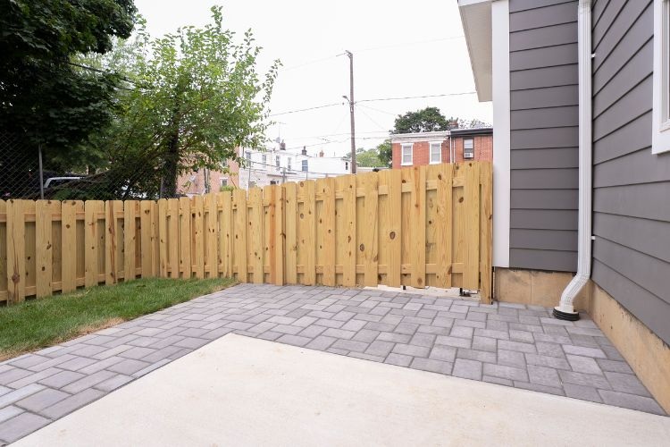 Affordable housing with landscaping